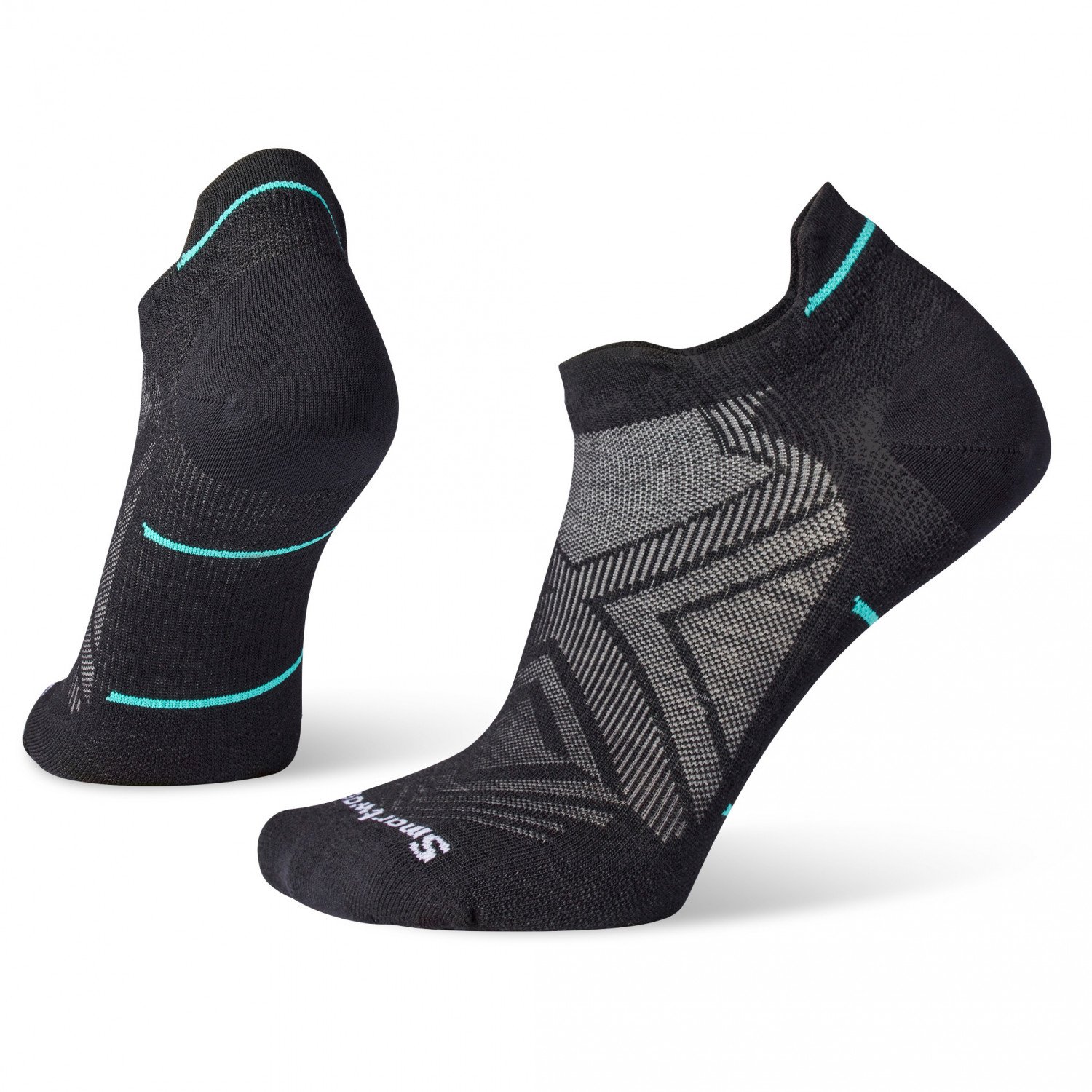 Носки для бега Smartwool Women's Run Zero Cushion Low Ankle, черный носки для бега smartwool performance run zero cushion low ankle черный