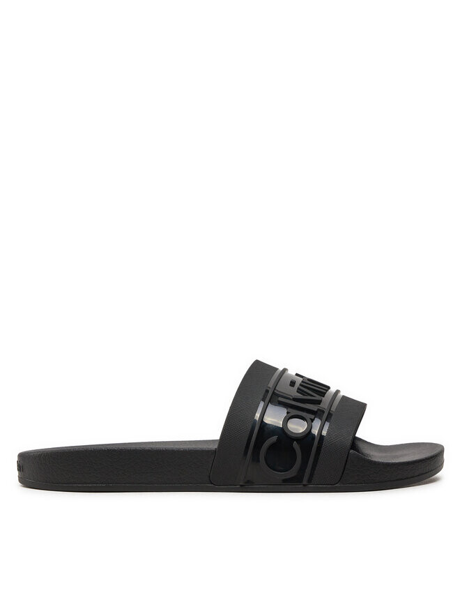 

Шлепанцы Calvin Klein Slide Tpu Saffiano, черный