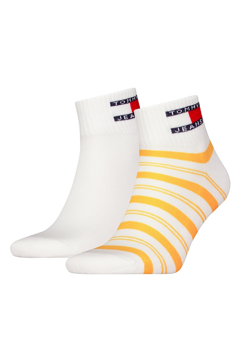 Короткие носки с рисунком - 2 пары Tommy Hilfiger, желтый