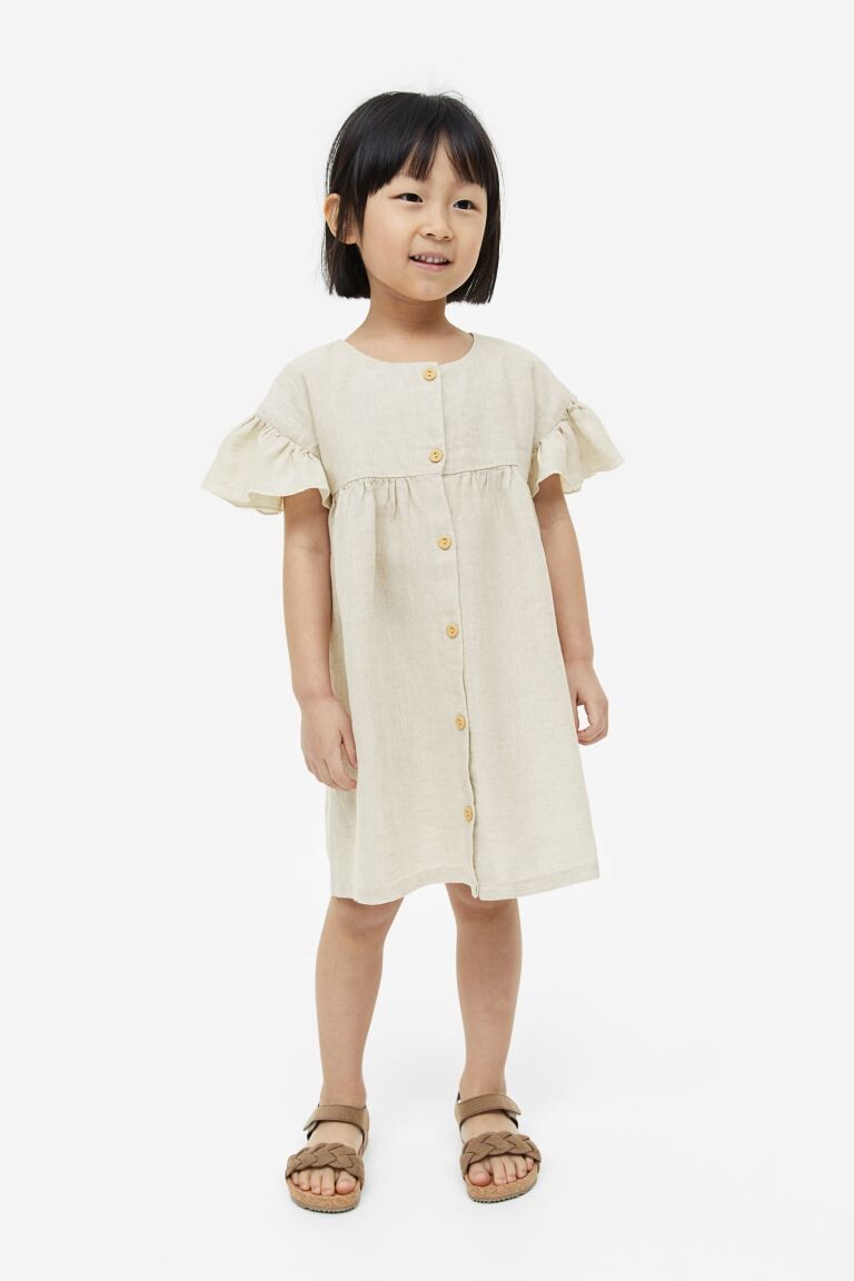 

Платье двойного плетения с короткими рукавами H&M