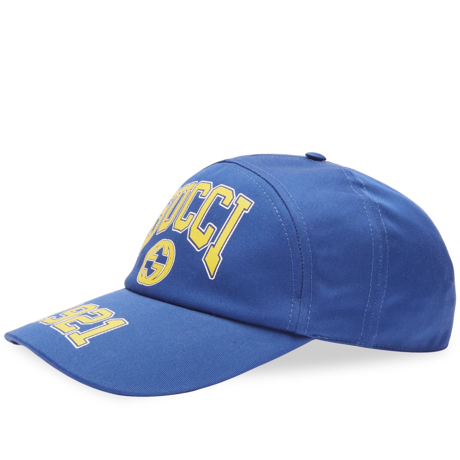 Бейсболка Gucci College Baseball, цвет Blue & Crop бейсбольная кепка от фирмы аранрэп bzrp кепка для гольфа мужская кепка с лошадью мужская бейсбольная женская кепка