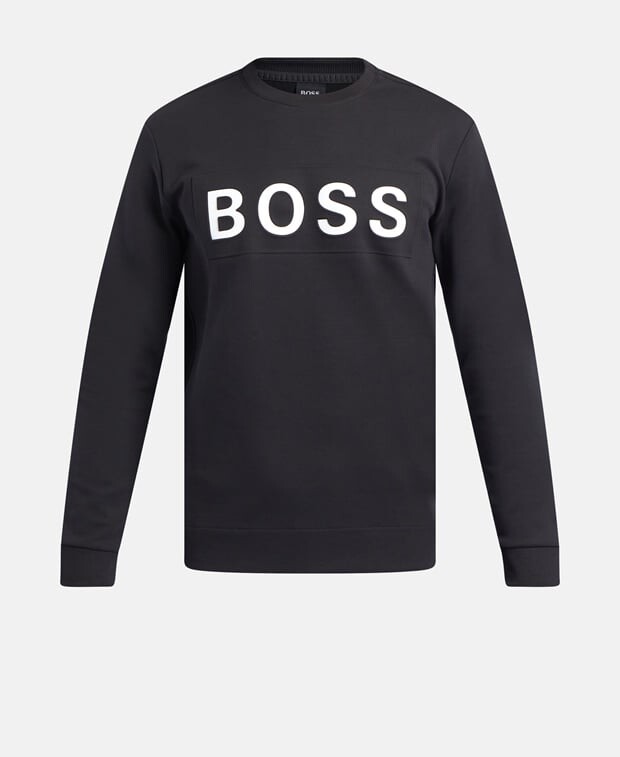 

Топ с длинными рукавами Boss Green, черный