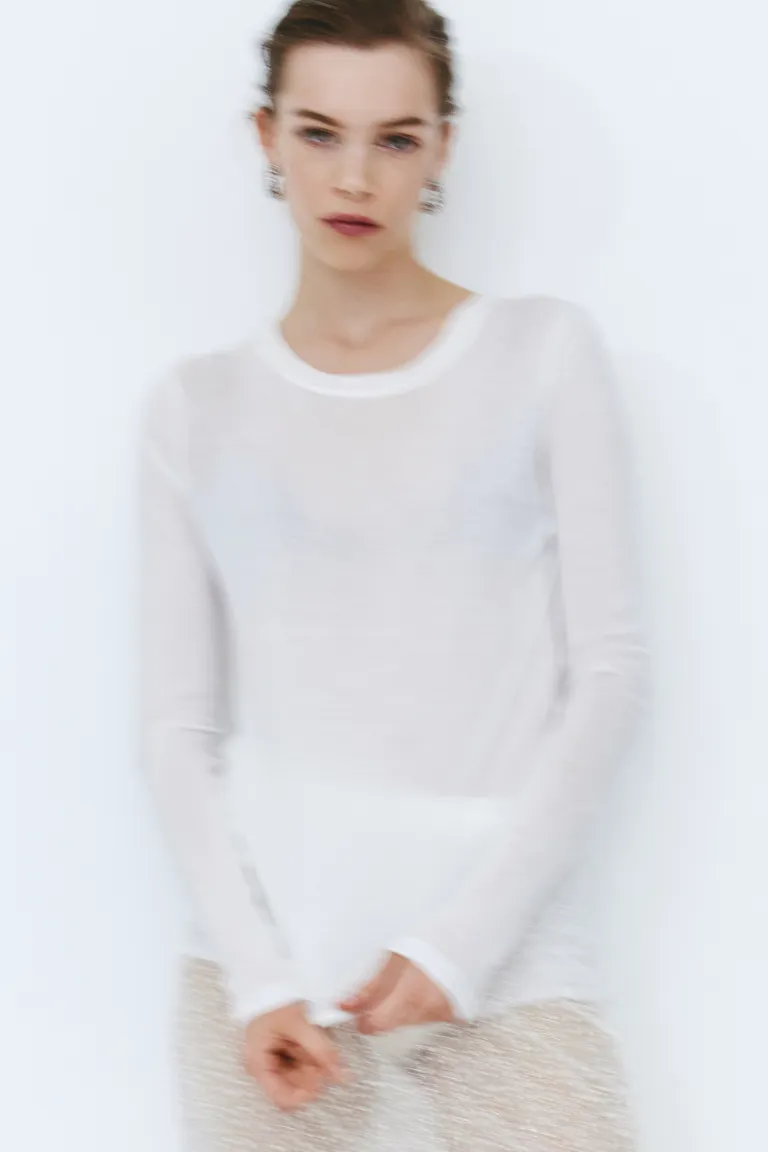 

Юбка из бисера H&M, белый