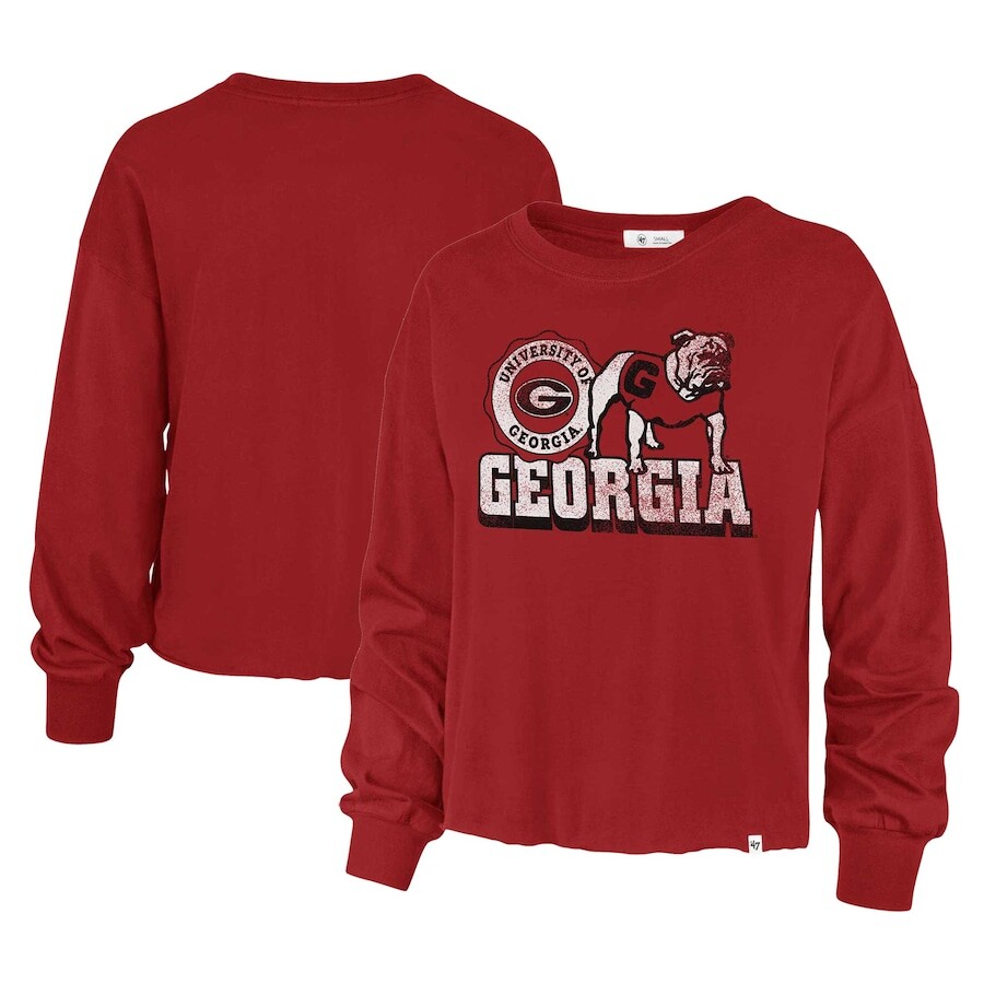 

Футболка с длинным рукавом 47 Georgia Bulldogs, красный