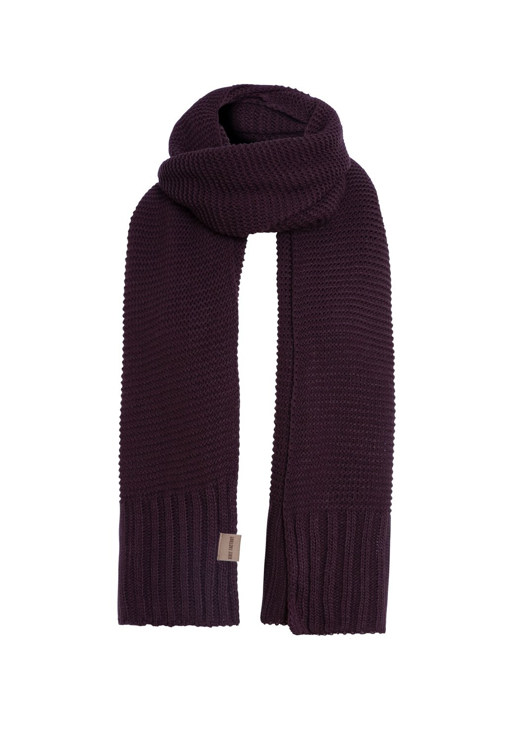 

Шарф JAMIE Knit Factory, цвет aubergine