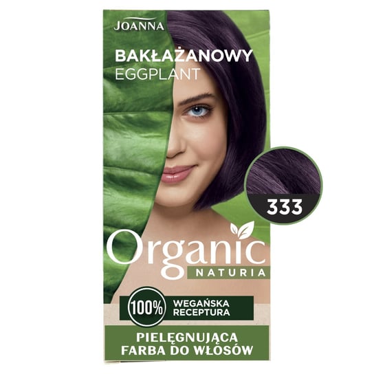 Джоанна, Naturia Органическая ухаживающая краска для волос 333 Баклажан, Joanna