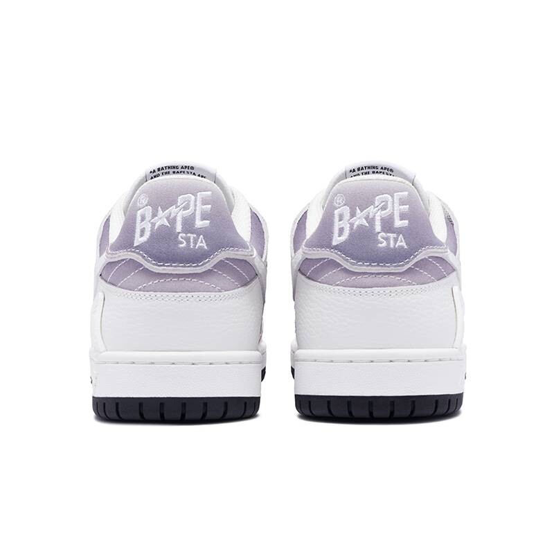 

Кроссовки A BATHING APE SK8 STA Leather Sneakers, белый/серый