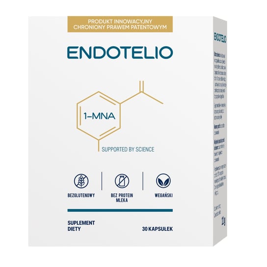 Endotelio, Диетическая добавка, 30 капсул. Inna marka
