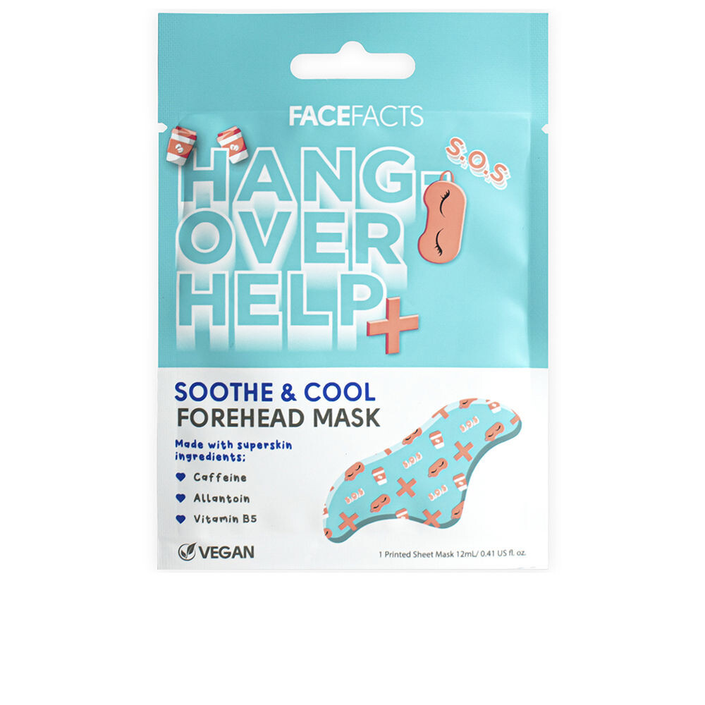 

Маска для лица Hangover help+ forehead mask Face facts, 12 мл