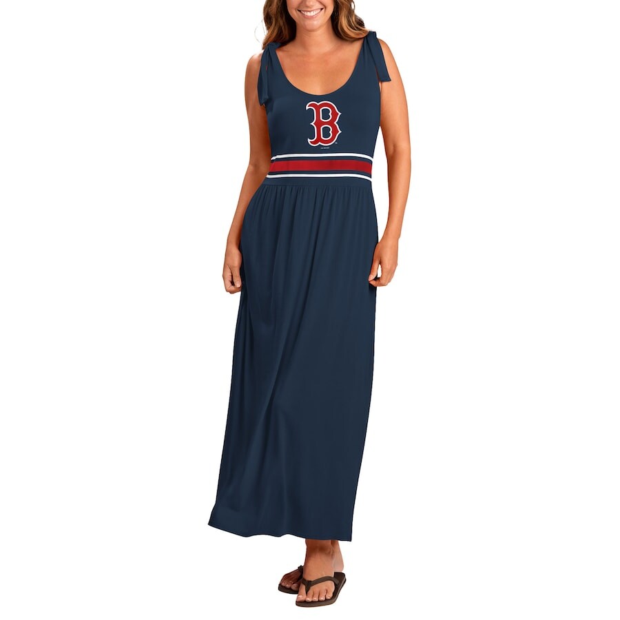 

Платье макси G-III 4Her by Carl Banks Boston Red Sox, нави