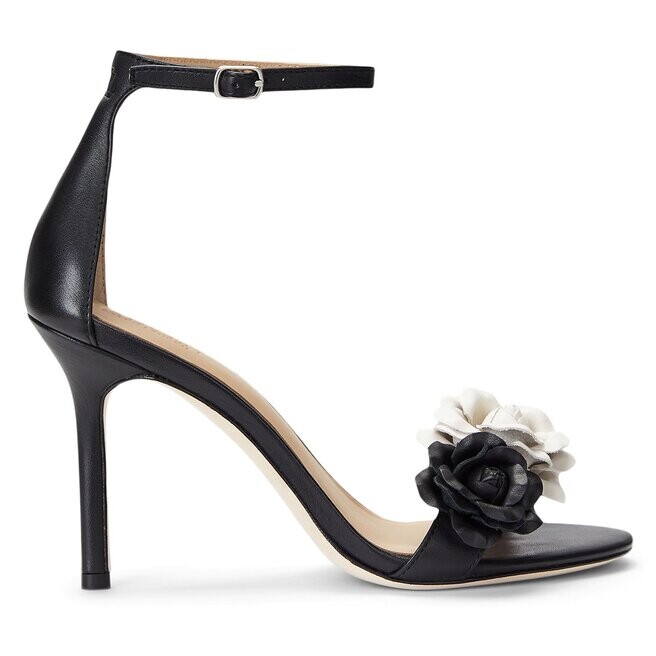 

Сандалии Lauren Ralph Lauren Allie Flower 802935571001 Blk/Wht, черный
