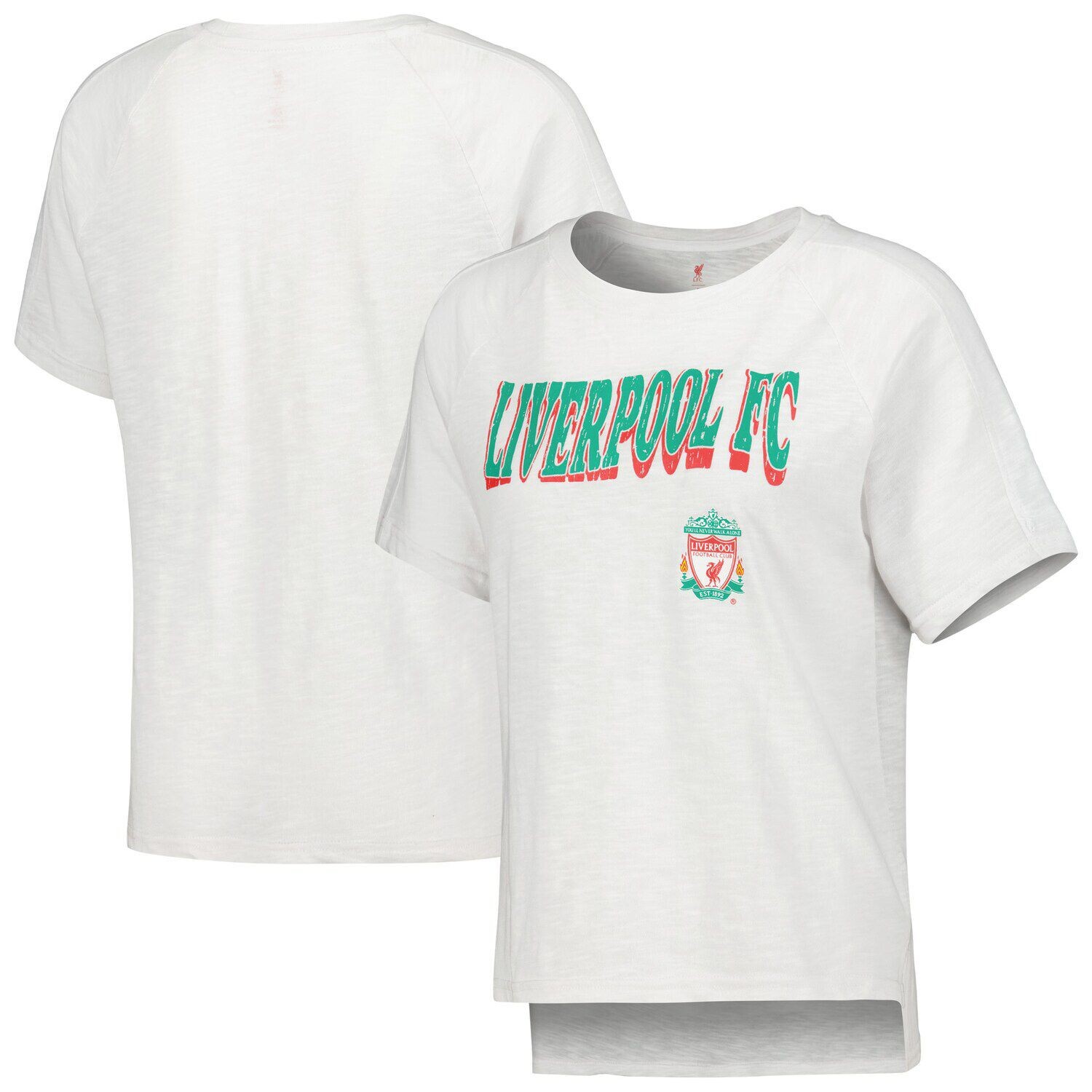 

Женская белая футболка Concepts Sport Liverpool Resurgence, Белый