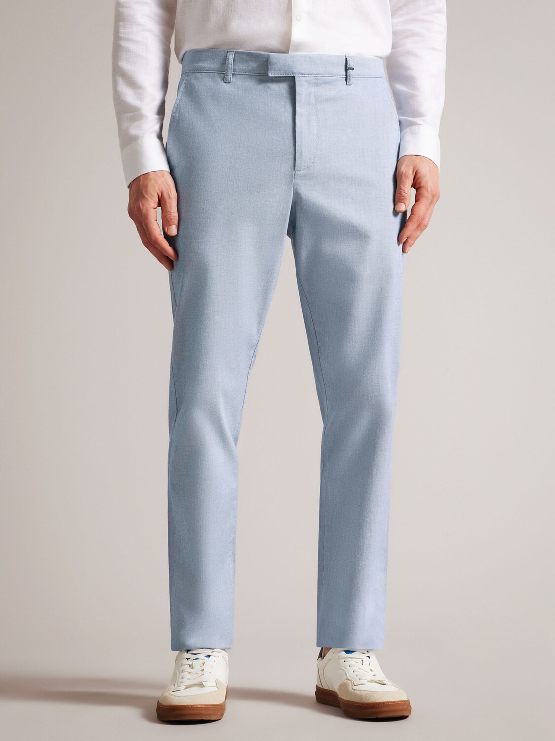 

Брюки узкого кроя Ted Baker Irvine, синие, Синий