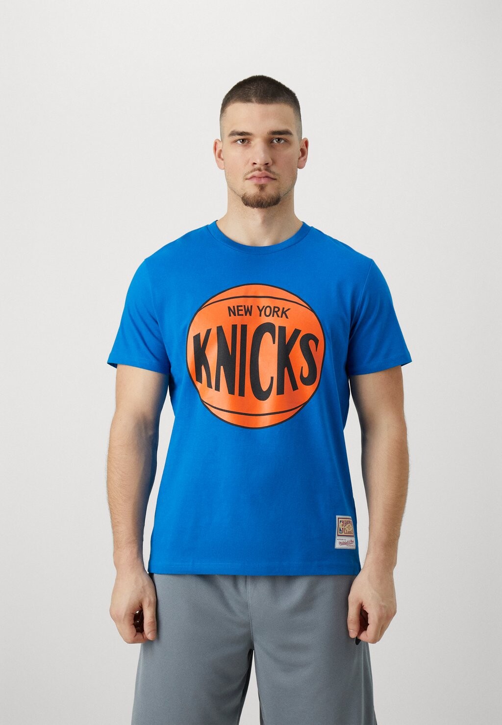 Команда Nba New York Knicks Team Logo Tee Mitchell & Ness, цвет royal