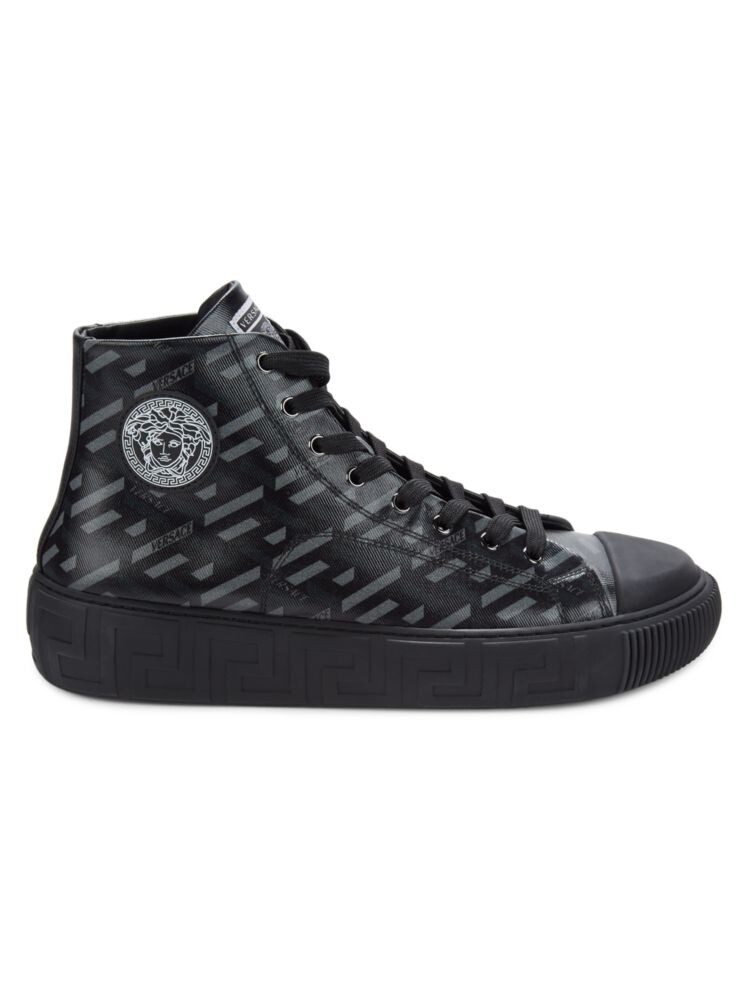 

Кроссовки Greca на платформе со средним кончиком Versace, цвет Ruthenium