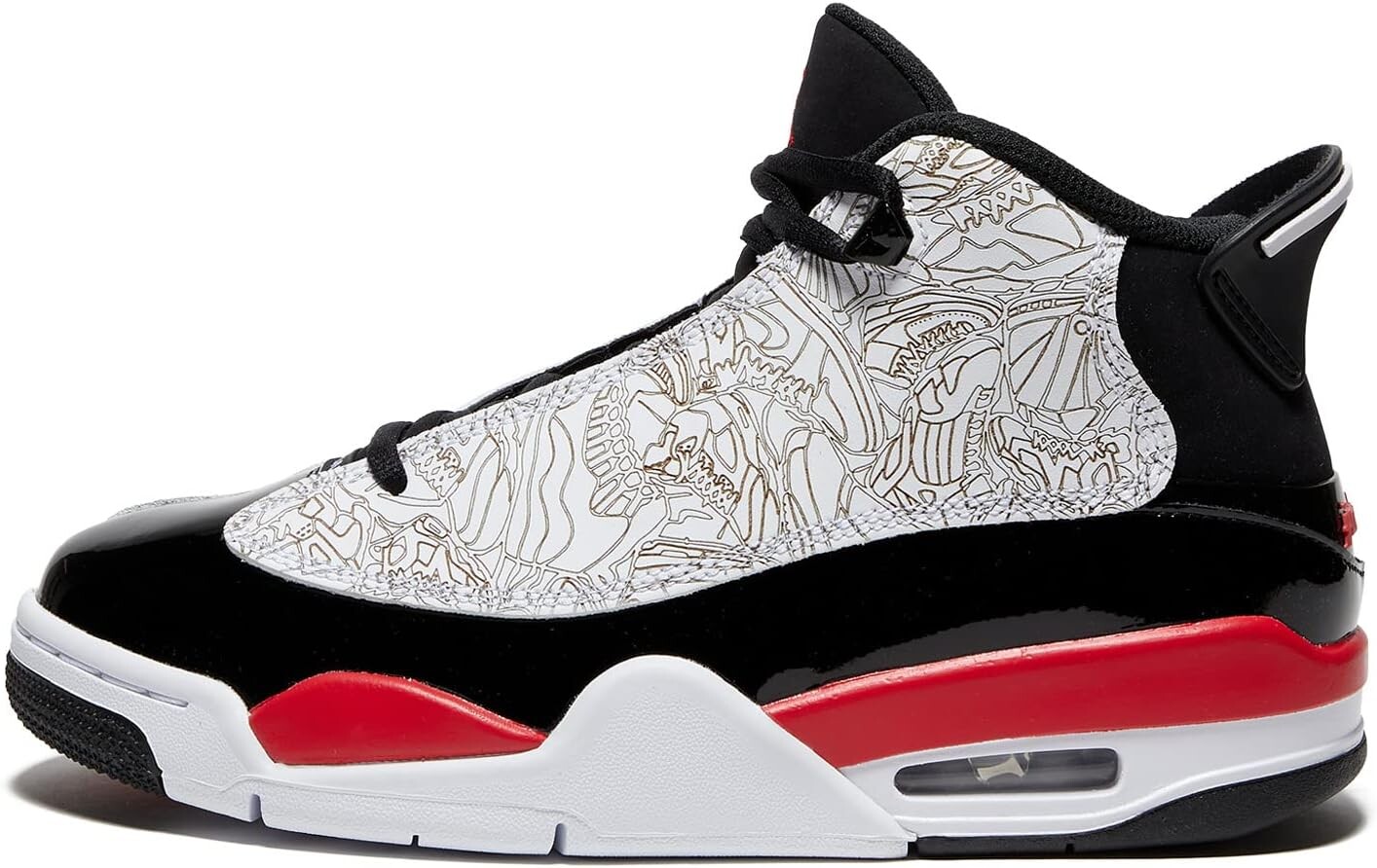 

Кроссовки Dub Zero Jordan, цвет White/Fire Red/Black