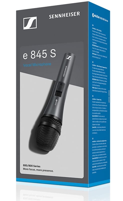 Динамический микрофон Sennheiser e845S Dynamic вокальный микрофон sennheiser e 845 s