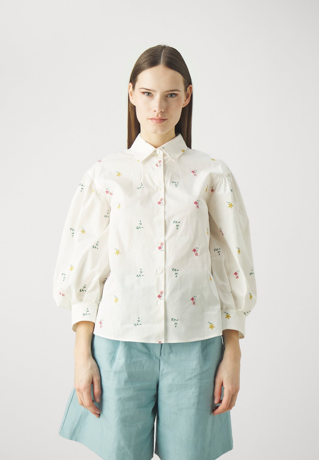 Блузка-рубашка VILLAR WEEKEND MaxMara, цвет bianco