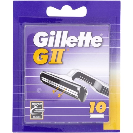 Сменные лезвия для мужской бритвы Gii Double 10., Gillette цена и фото