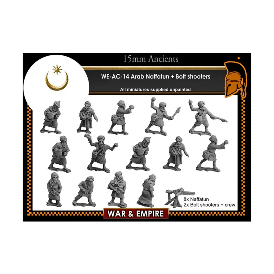 

Наффатун и стрельцы - арабы, War & Empire - Dark Ages Miniatures - Arab (15mm)