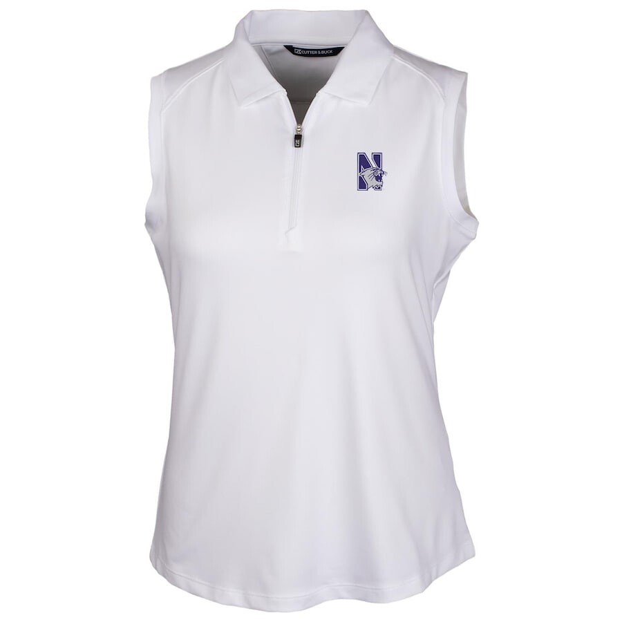 

Поло без рукавов Cutter & Buck Northwestern Wildcats, белый
