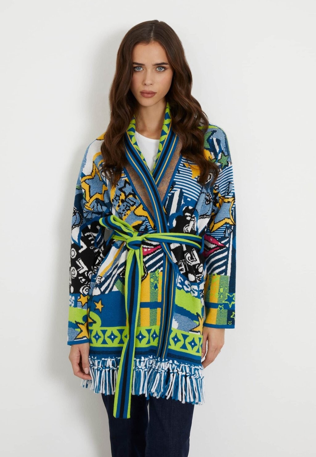 

Кардиган Belted Guess, цвет gemustert multicolor