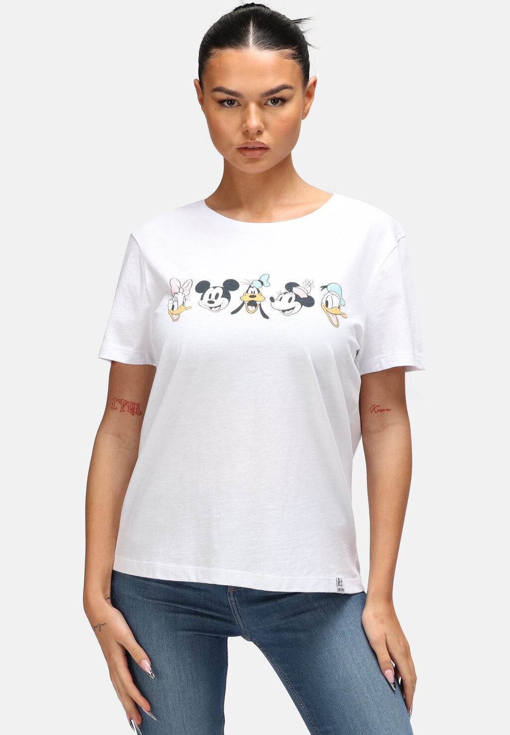 

Футболка с принтом DISNEY LINE FRIENDS Re:Covered, цвет white