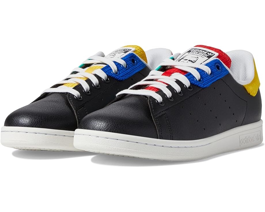 

Кроссовки Adidas Stan Smith, цвет Core Black/Crystal White/Team Royal Blue