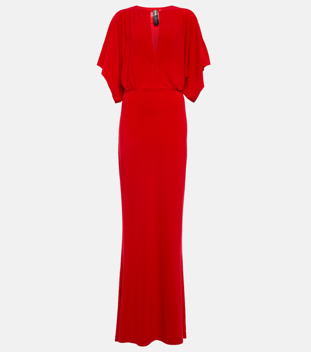 Платье макси Obie из джерси NORMA KAMALI, красный