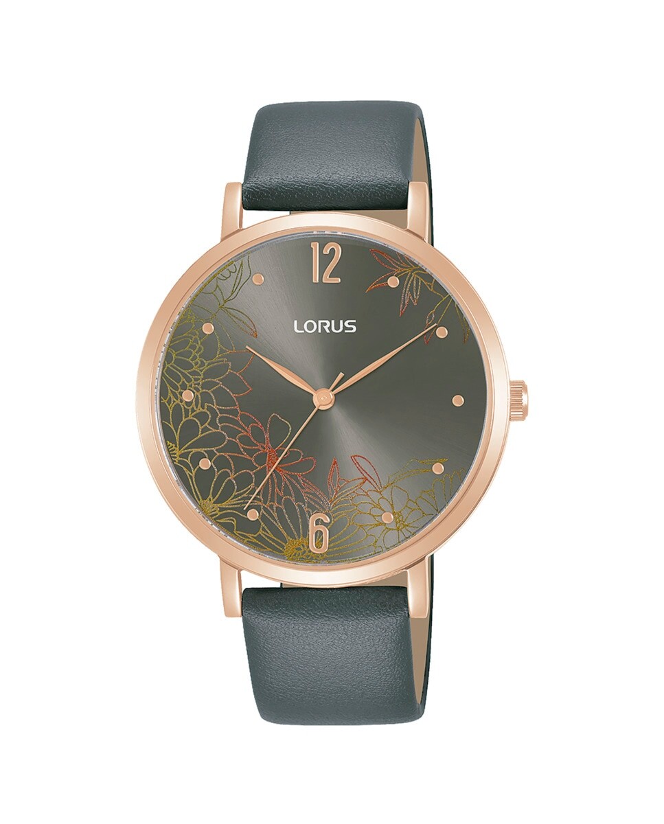 

Женские кожаные часы RG294TX9 с серым ремешком Lorus, серый