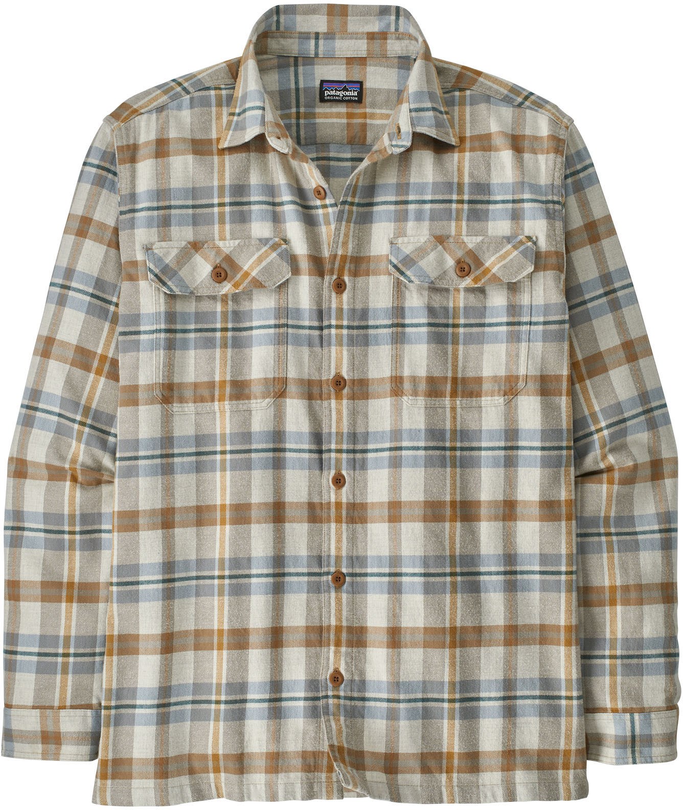 цена Фланелевая рубашка средней плотности Fjord с длинными рукавами — мужская Patagonia, хаки