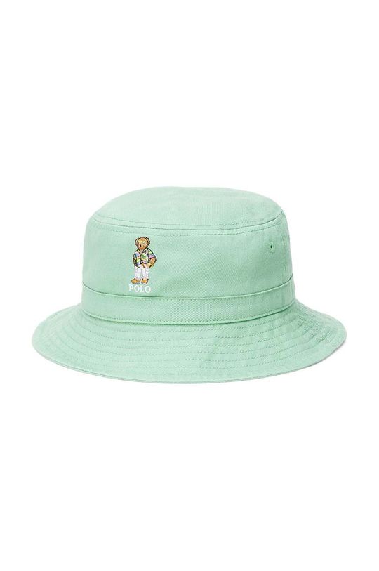 Polo Ralph Lauren Детская хлопковая шапка, зеленый