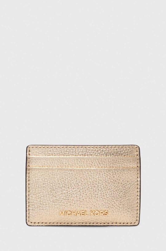 

Кожаный футляр для карт MICHAEL Michael Kors, золотой