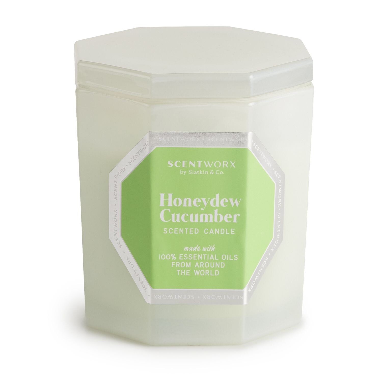

Свеча ScentWorx от Slatkin & Co. Honeydew Cucumber, 14,5 унций