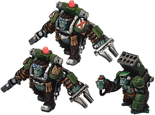 

Миниатюра Privateer Press Monsterpocalypse: Empire of the Apes Unit - Assault Apes & Rocket Ape (5)