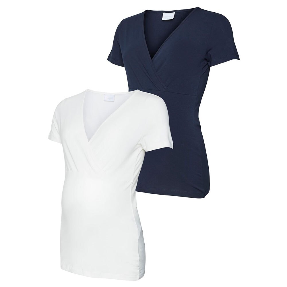 

Футболка Mamalicious Kate Tess Short Sleeve V Neck, белый