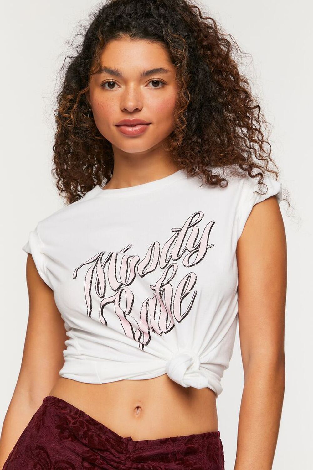 

Футболка с рисунком из органически выращенного хлопка Forever 21, белый