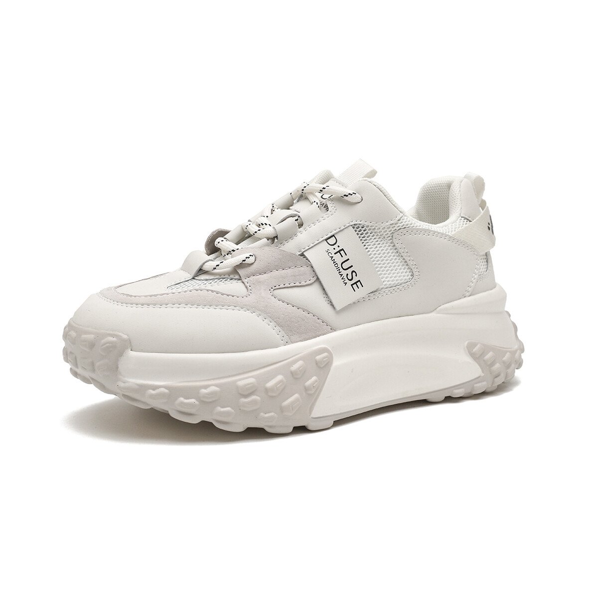 

Кроссовки D:FUSE SCANDINAVIA Chunky Sneakers Women's Low-top Off White, цвет Off White