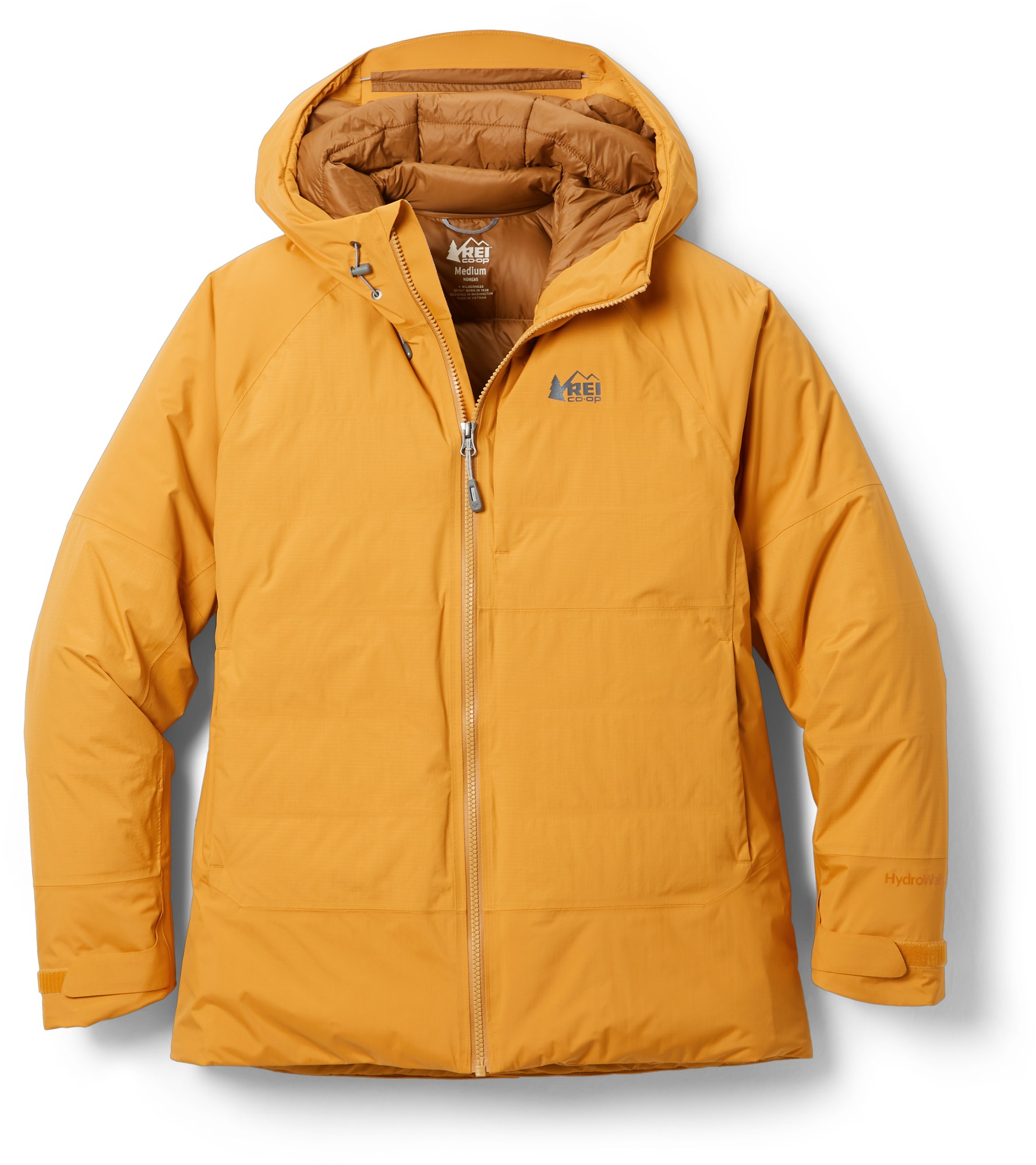 Пуховая гибридная куртка Stormhenge - женская REI Co-op, желтый цена и фото