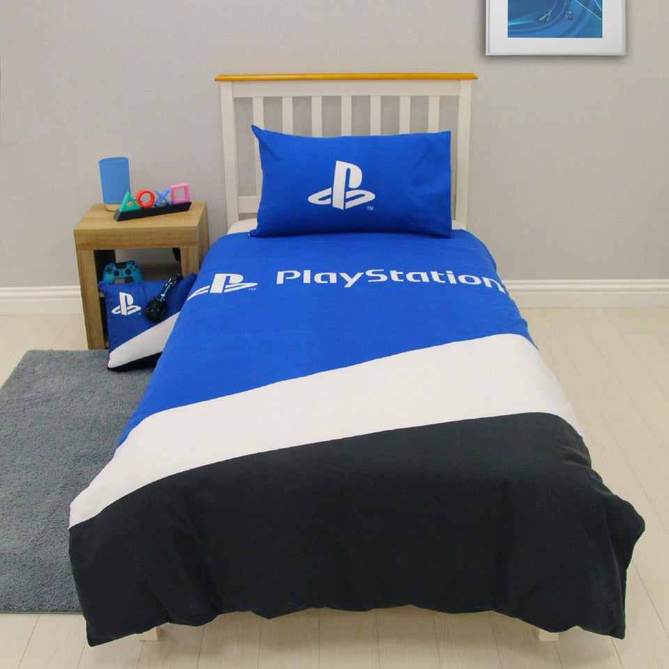 Двусторонний комплект пуховых одеял PlayStation Banner комплект пуховых одеял nintendo super mario continue