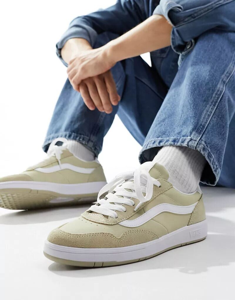 

Светло-коричневые кожаные кроссовки Vans Cruze