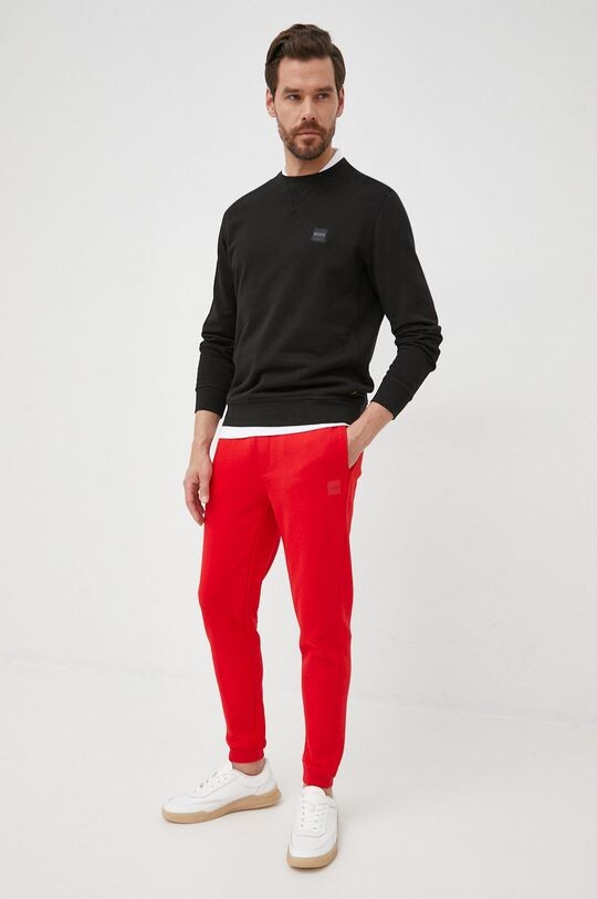 

BOSS BOSS CASUAL толстовка из хлопка Boss Orange, черный