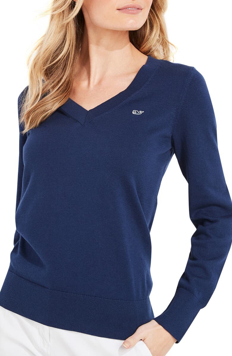 

Хлопковый свитер с v-образным вырезом Heritage VINEYARD VINES