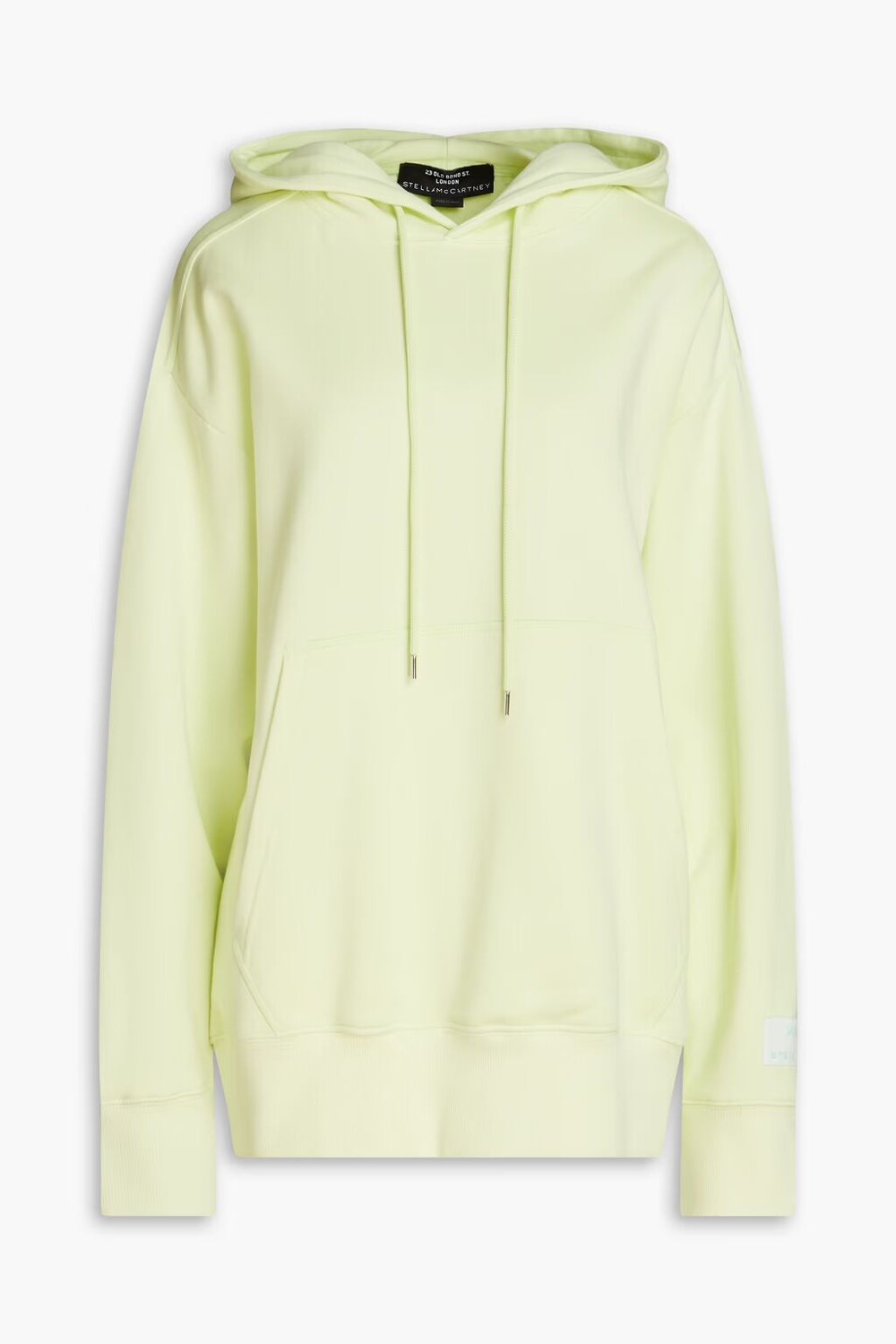 

Толстовка из хлопка и флиса с принтом Stella Mccartney, светло-зеленый