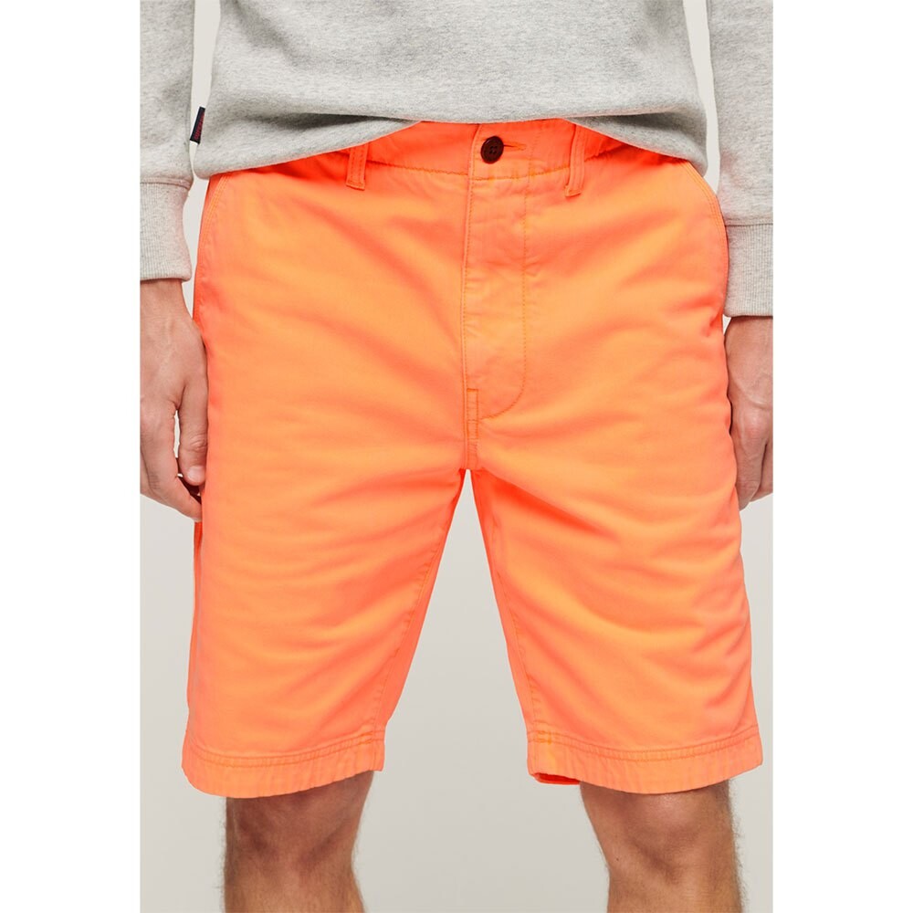 

Шорты Superdry Vintage Officer Chino, оранжевый