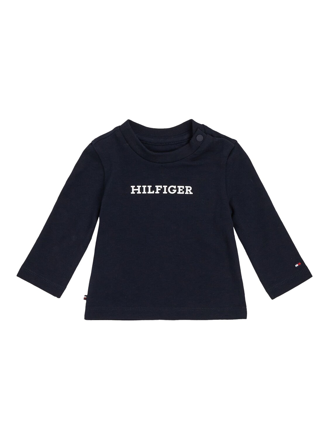 

Футболка с длинным рукавом и логотипом Tommy Hilfiger Baby Monotype, Desert Sky