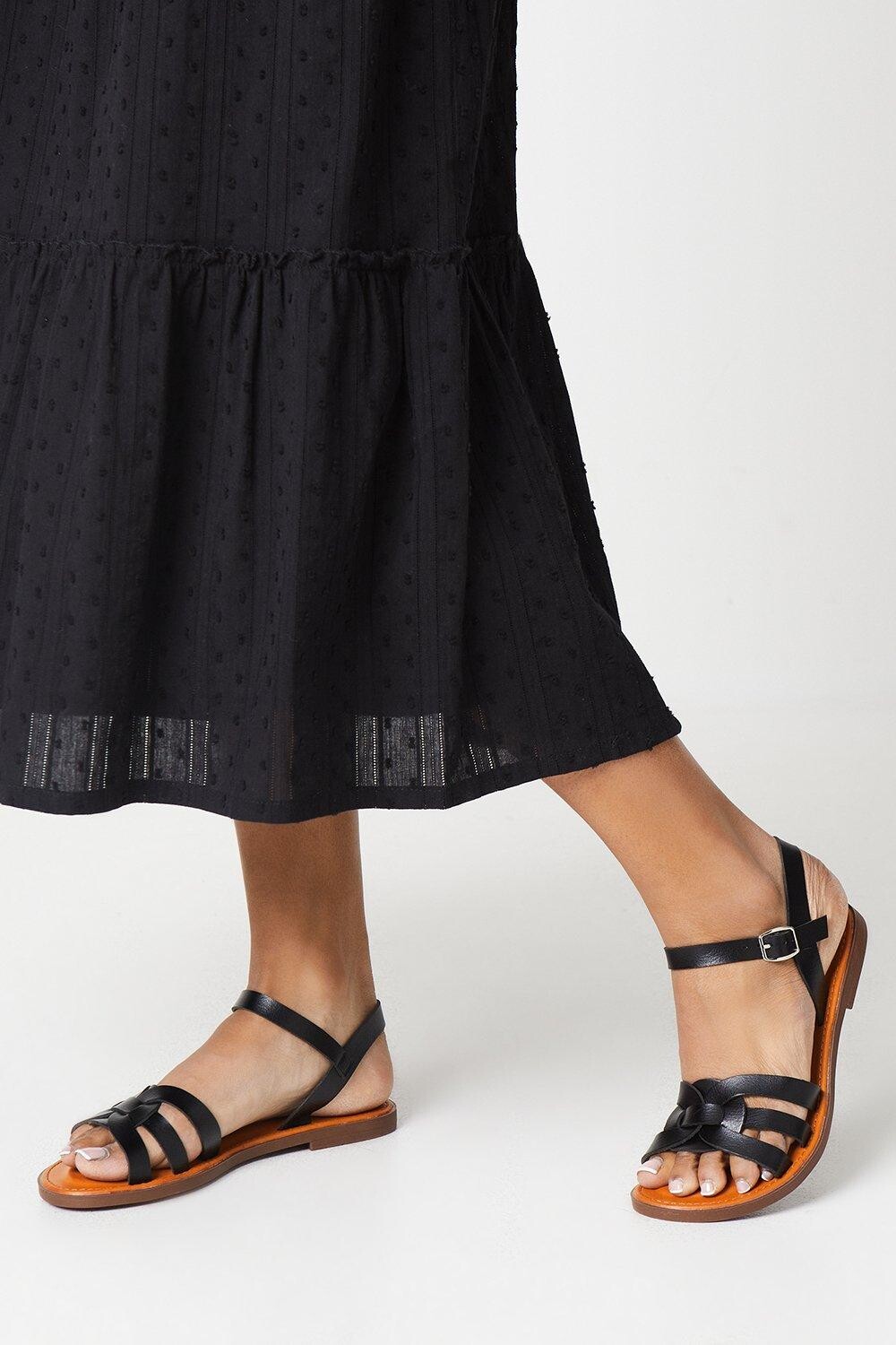 

Сандалии Femelu из переплетенной искусственной кожи Dorothy Perkins, черный