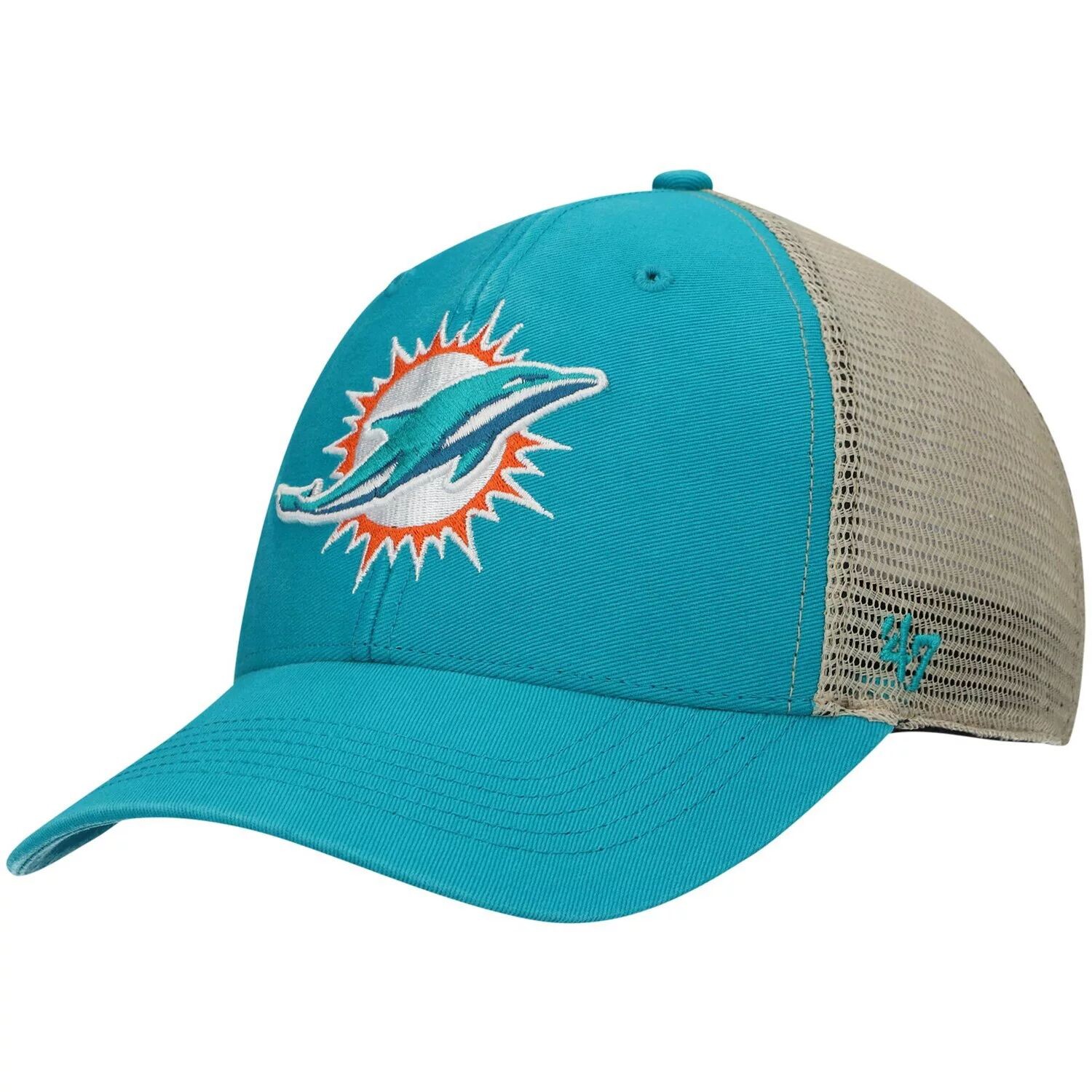

Мужская кепка Snapback '47 Aqua Miami Dolphins Flagship MVP