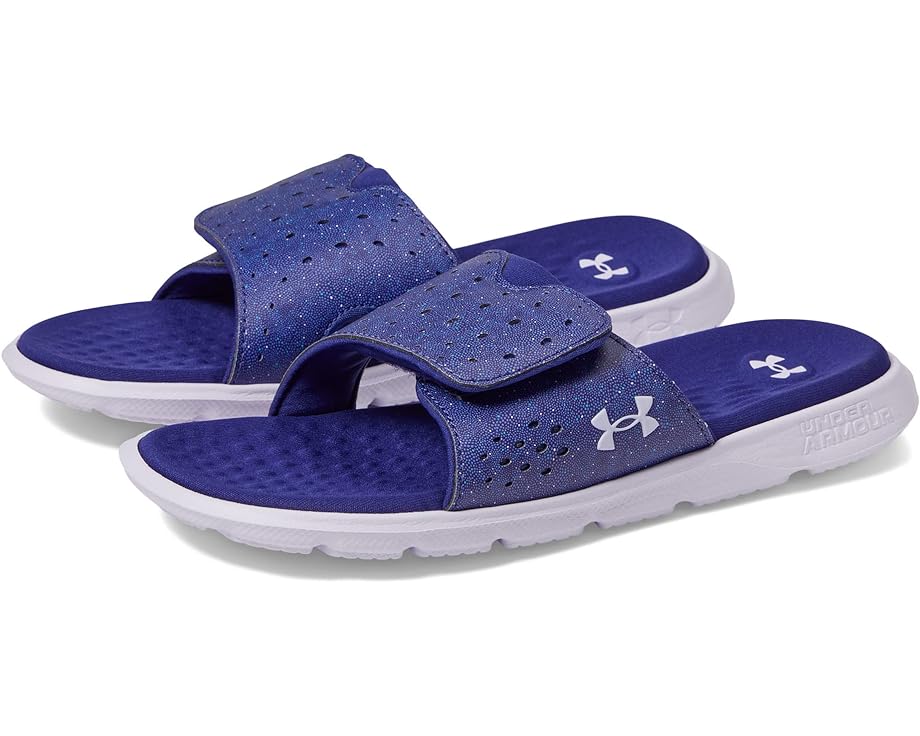 Сандалии Under Armour Ignite 7 Slide, цвет Baja Blue/Nebula Purple/Nebula Purple разумная цена принтер для футболок на платформе nebula jet