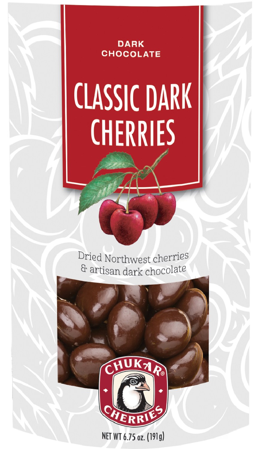 Классическая вишня из темного шоколада Chukar Cherries